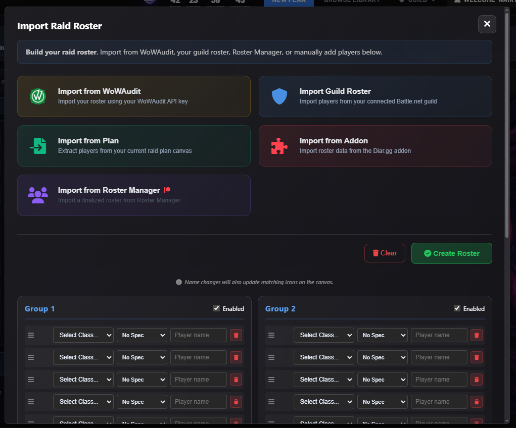 Import Interface