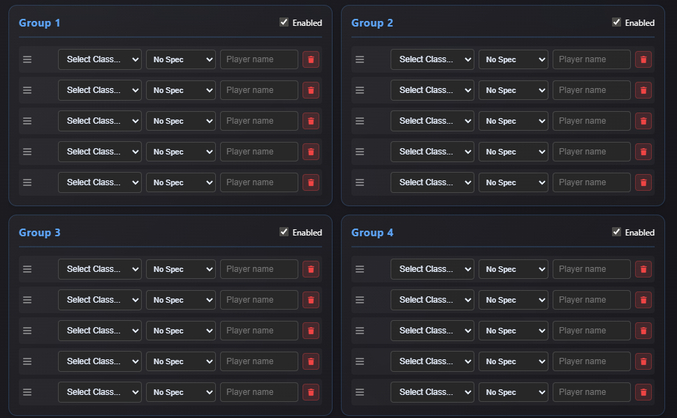 Roster List